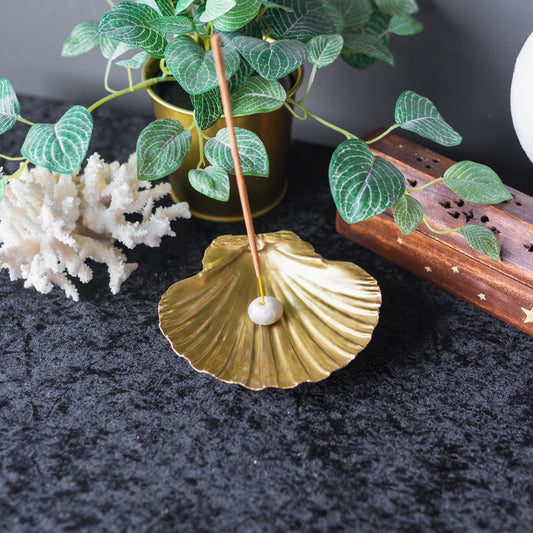 Gold and Pearl Incense Holder